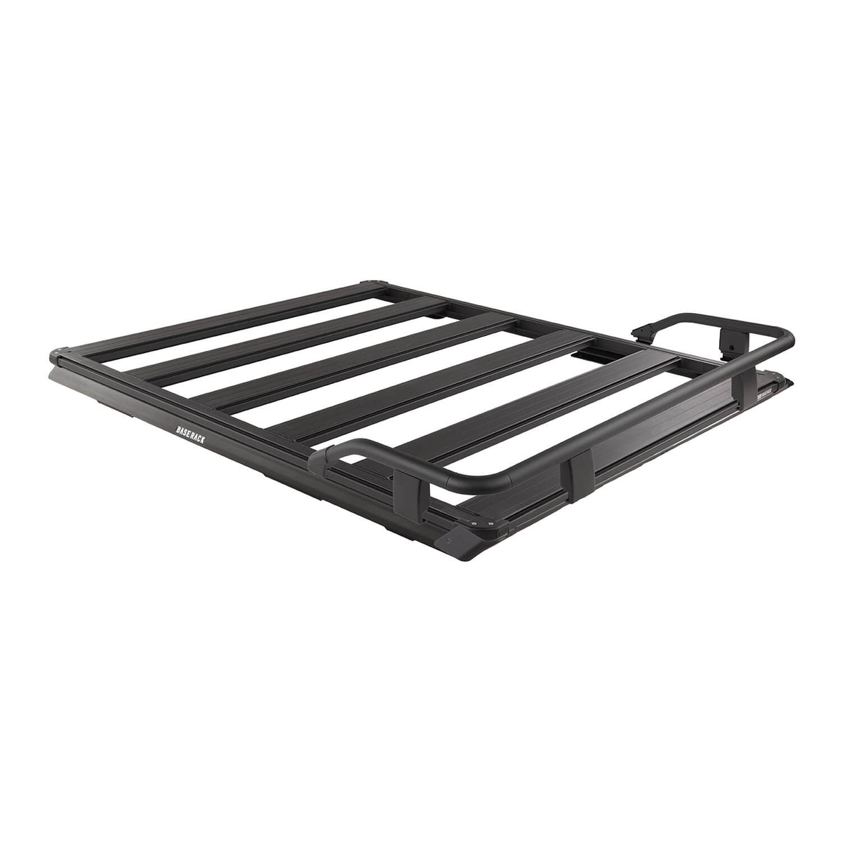 18-25 Jeep Wrangler BASE Rack Kit 61in x 51in BASE Rack with Mount Kit, Deflector, and Front 1/4 Rails - Apollo Off-Road