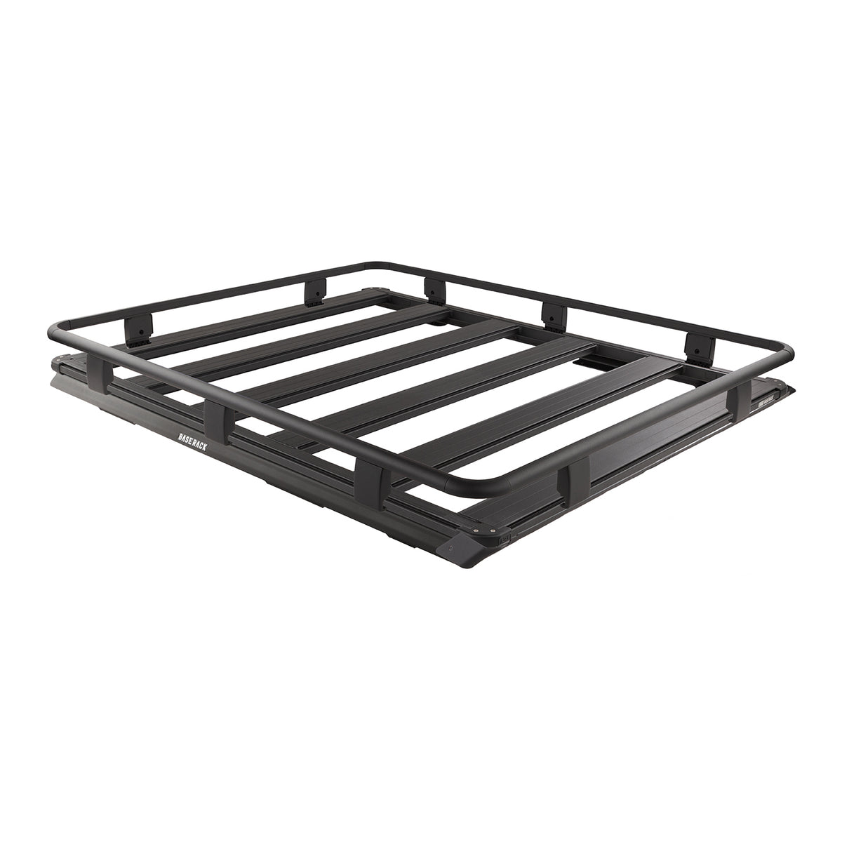 18-25 Jeep Wrangler BASE Rack Kit 61in x 51in BASE Rack with Mount Kit, Deflector, and Full Rails - Apollo Off-Road