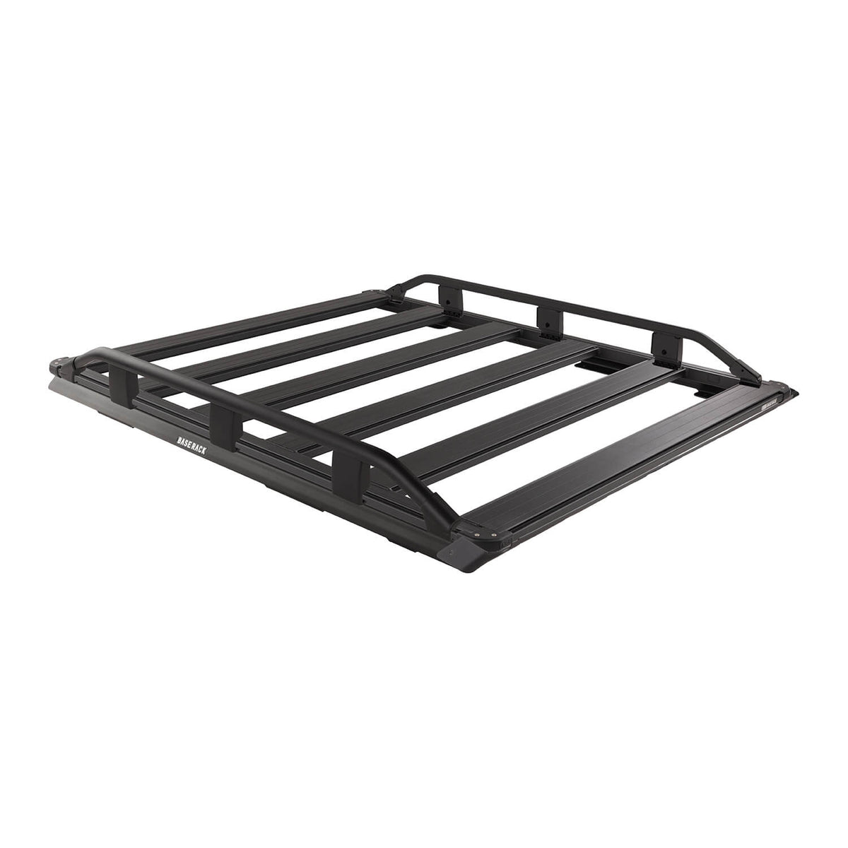 18-25 Jeep Wrangler BASE Rack Kit 61in x 51in BASE Rack with Mount Kit, Deflector, and Trade Rails - Apollo Off-Road