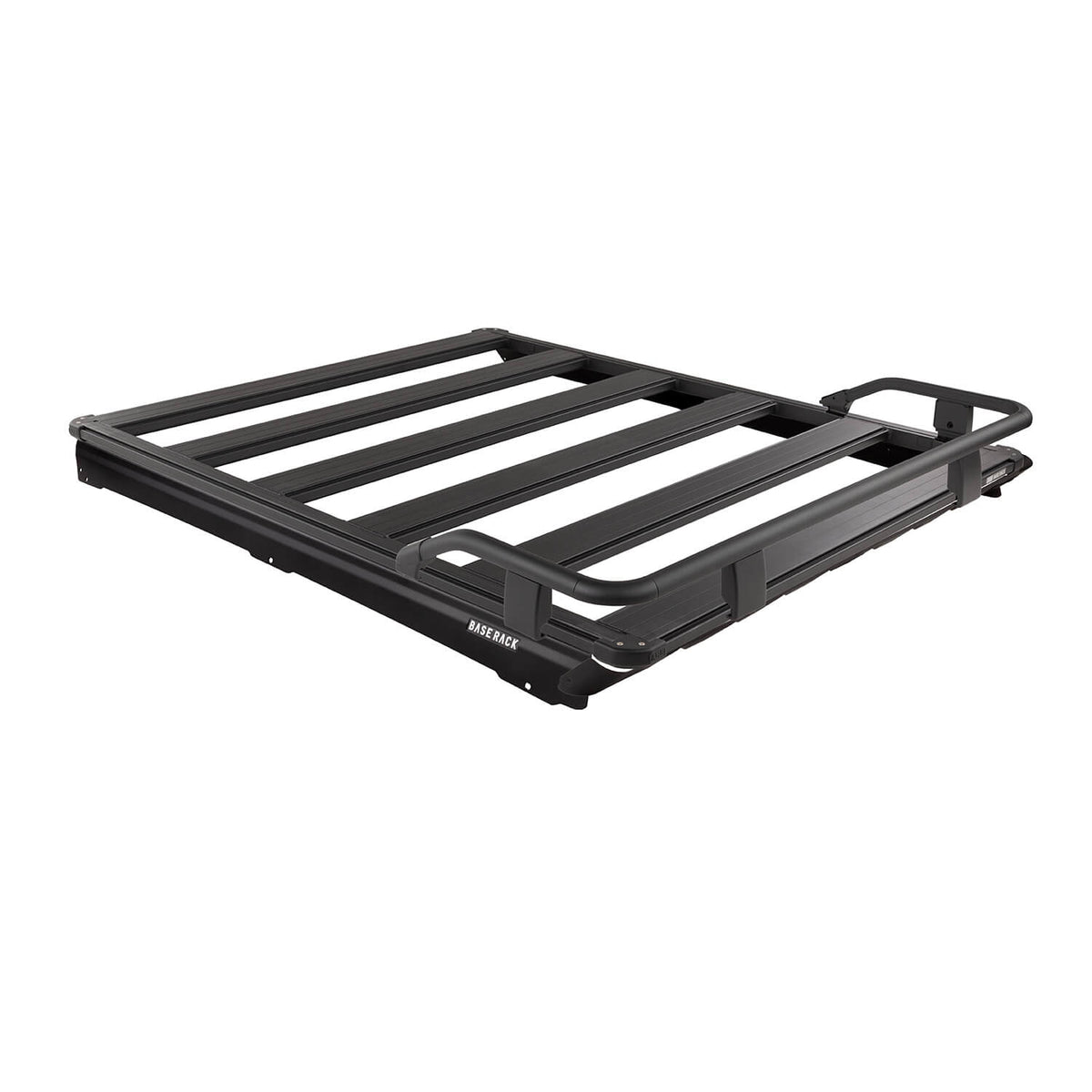 07-21 Toyota Land Cruiser BASE Rack Kit 61in x 51in BASE Rack with Mount Kit, Deflector, and Front 1/4 Rails - Apollo Off-Road