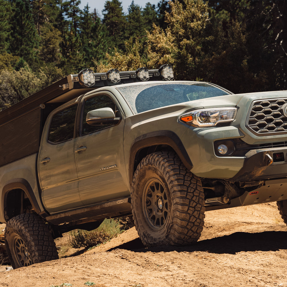 Tacoma Rock Sliders Passenger Side Sub Part For 05-23 Toyota Tacoma Black Powdercoat Steel Rock Slide Engineering