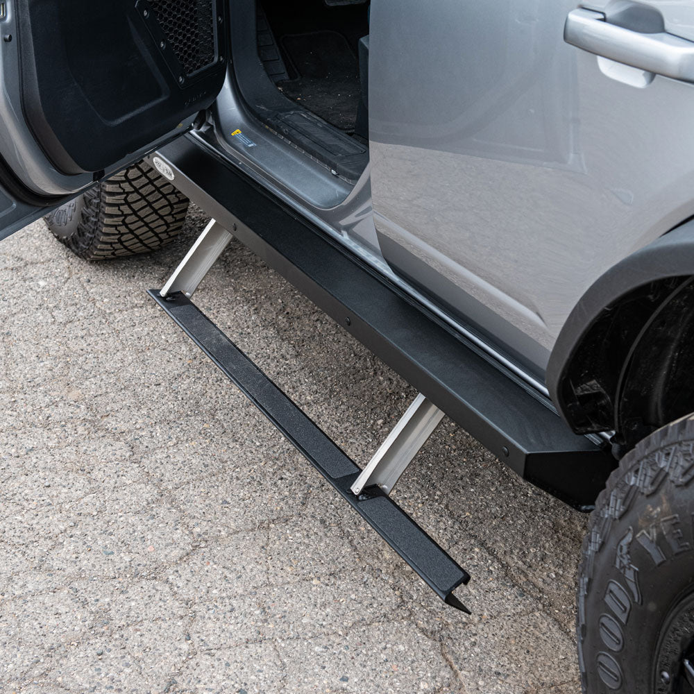 Bronco Side Step Sliders For 21-Pres Bronco 4 Door Models Drivers Side Sub Part Rock Slide Engineering
