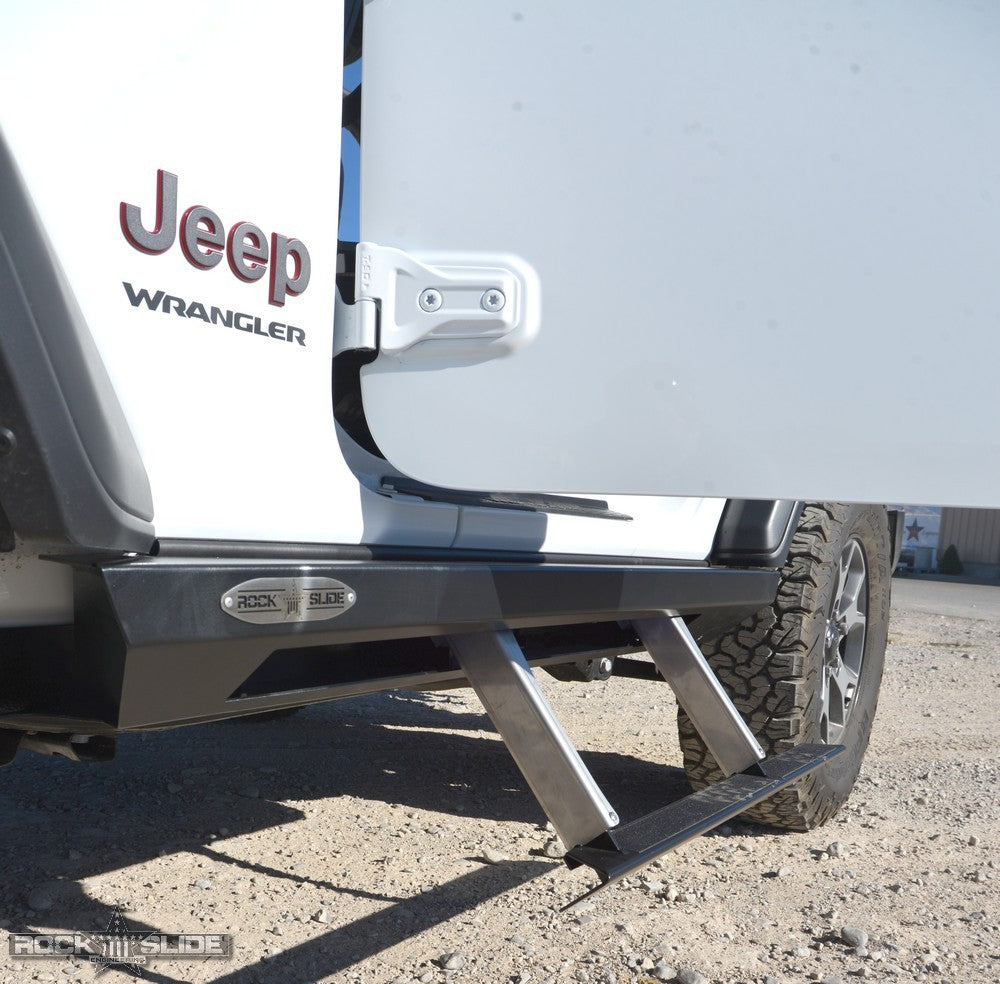 Jeep JL Side Step Sliders For 20-23 Wrangler JL 2 Door Models Drivers Side Sub Part Rock Slide Engineering