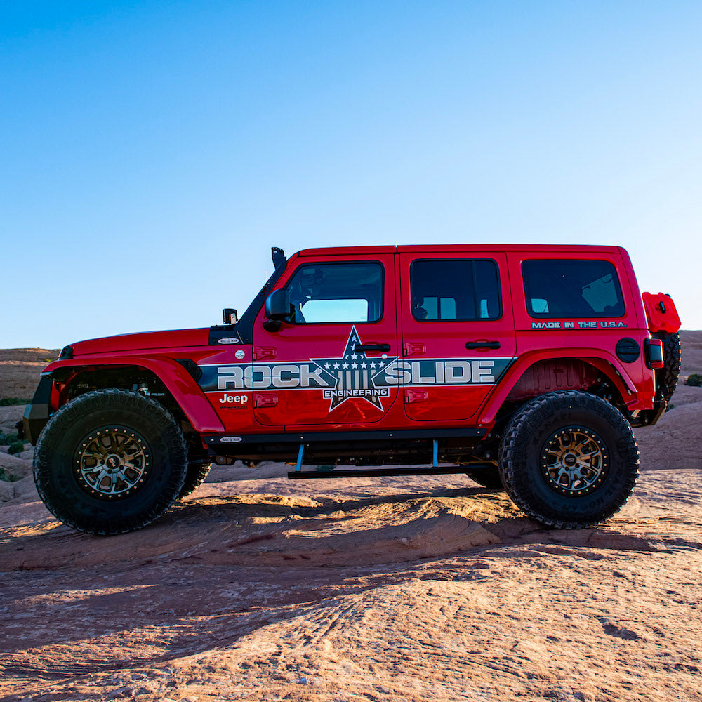 Jeep JL Side Step Sliders For 20-23 Wrangler JL 4 Door Models Drivers Side Sub Part Rock Slide Engineering