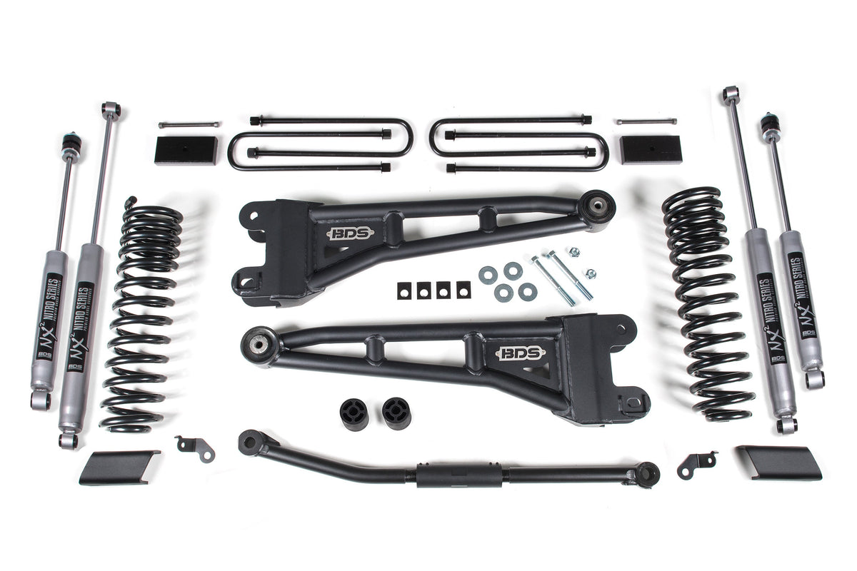 2.5 Inch Lift Kit w/ Radius Arm Ford F450 Super Duty 23-24 - NX2 Nitro Series