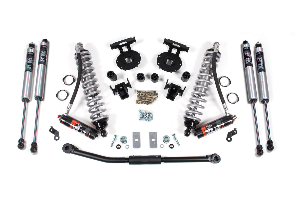 2.5 Inch Lift Kit FOX 2.5 Performance Elite Coil-Over Conversion Ford F250/F350 Super Duty 11-16 4WD Diesel - 4 Inch Block Kit