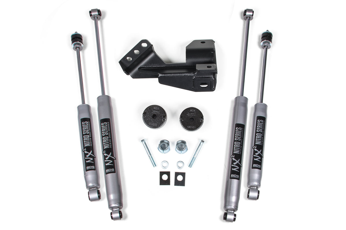 2 Inch Leveling Kit Coil Spacer Ford F250/F350 Super Duty 17-22 4WD - NX2 Nitro Series