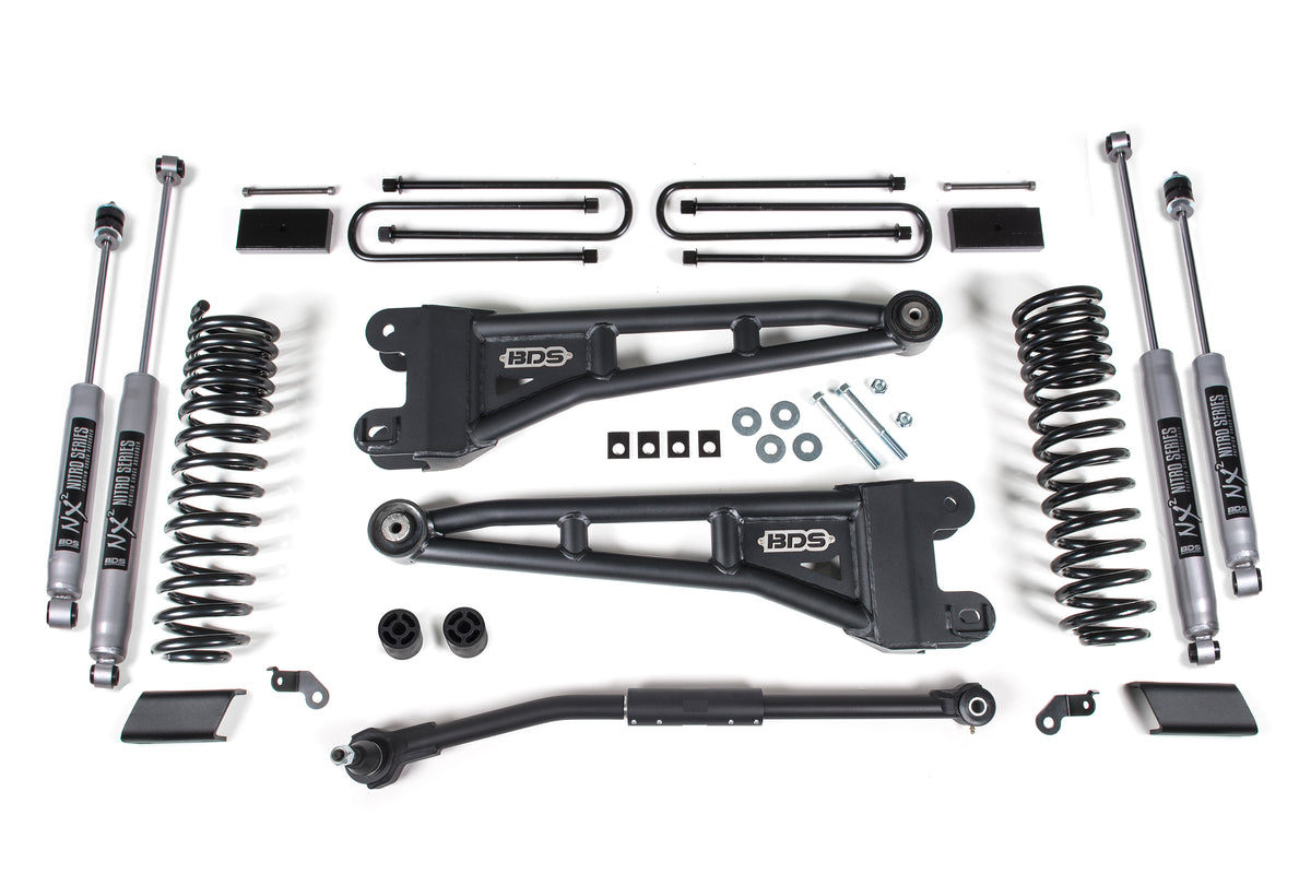 3 Inch Lift Kit w/ Radius Arm Ford F250/F350 Super Duty 20-22 4WD Diesel - NX2 Nitro Series