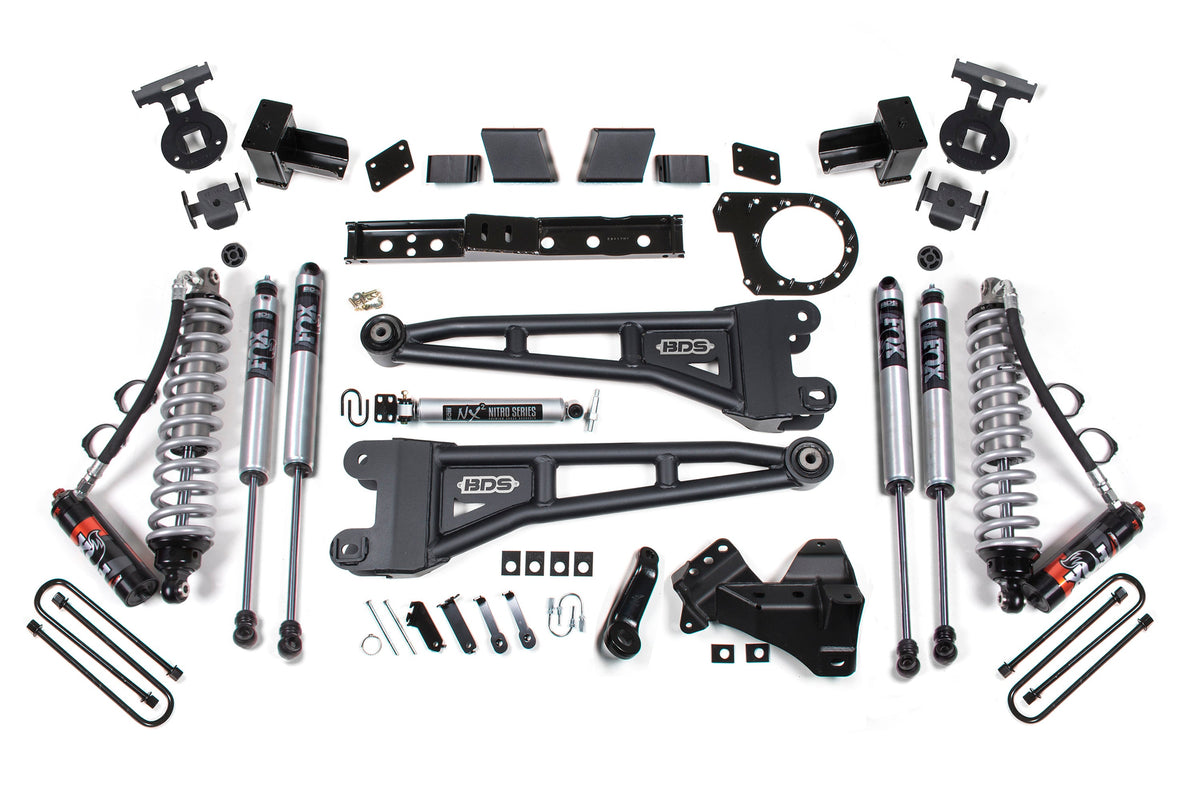 20-22 Ford F-250/F-350 4WD 7 Inch Radius Arm Suspension Lift Kit, Diesel - Block Kit / FOX 2.0 Performance Series