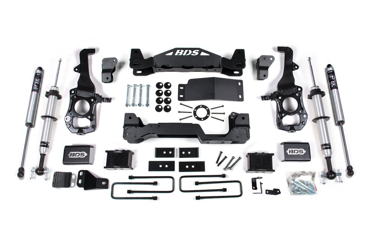 6 Inch Lift Kit FOX 2.0 Strut Ford F150 21-25 4WD - 5 Inch Block Kit