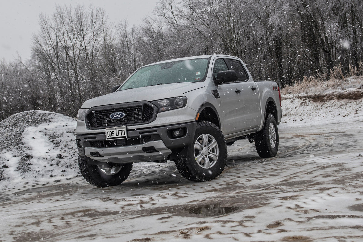 3.5 Inch Lift Kit FOX 2.5 Coil-Over Ford Ranger 19-23 4WD - FOX 2.5 Performance Elite / Cast Aluminum