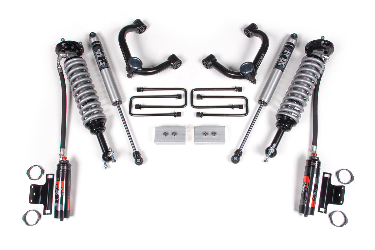 14-20 Ford F-150 3 Inch Performance Lift System DSC, 2.5 Rear Shock - FOX 2.0 Performance Series