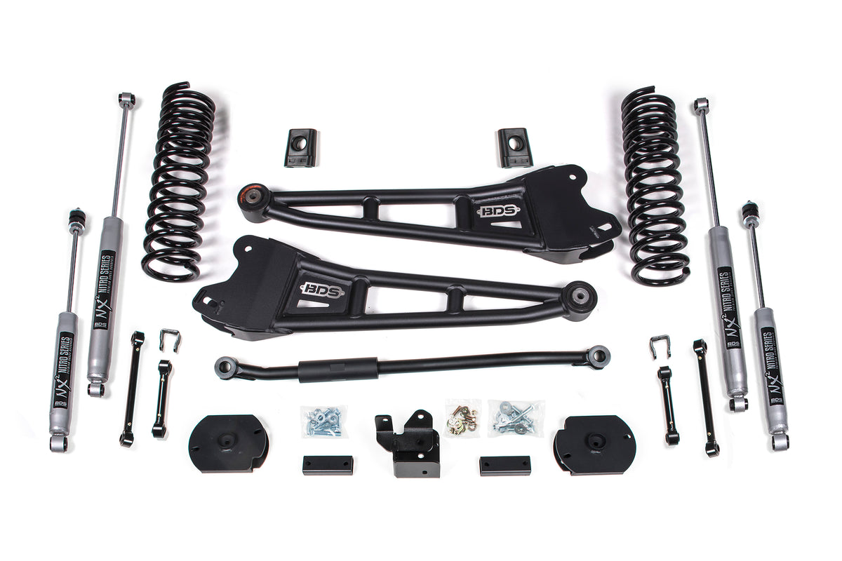 3 Inch Lift Kit w/ Radius Arm Ram 2500 19-24 4WD Diesel - NX2 Nitro Series