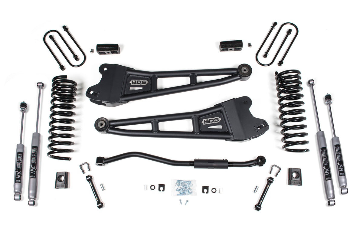 3 Inch Lift Kit w/ Radius Arm Ram 3500 19-24 4WD Diesel - Without Factory Rear Overload Leaf / FOX 2.0 Performance Series