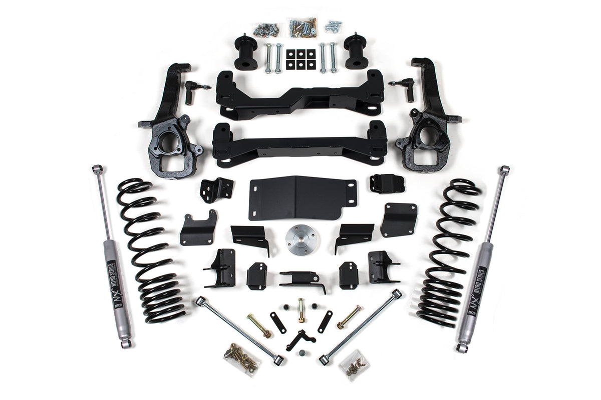 19-23 Ram 1500 4WD 4 Inch Front, 3 Inch Rear Lift w/OE 22 Inch Wheels - NX2 Nitro Series / Standard