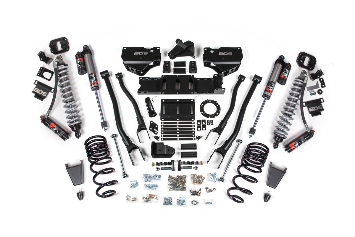 19-24 Ram 2500 4WD 4 Inch 4-Link Suspension Lift Kit, 2.5 Inch Rear, Coil Spring, Diesel, Fox 2.5 Performance Elite Series C/O Front, Fox 2.5 Performance Elite Series - Rubber Bump Stop