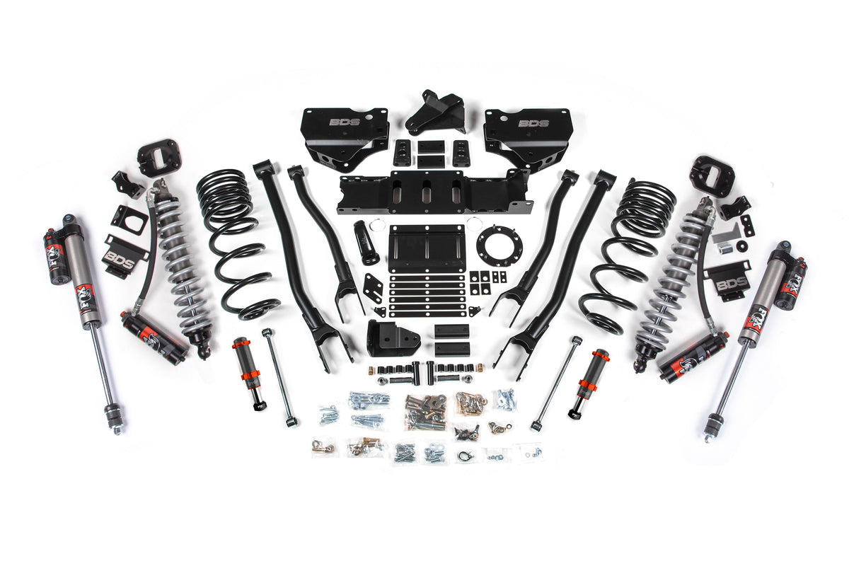19-24 Ram 2500 4WD 6 Inch 4-Link Suspension Lift Kit, 4.5 Inch Rear, Coil Spring, Diesel, Fox 2.5 Performance Elite Series C/O Front, Fox 2.5 Performance Elite Series - FOX 2.0 Hydro Bump Stop