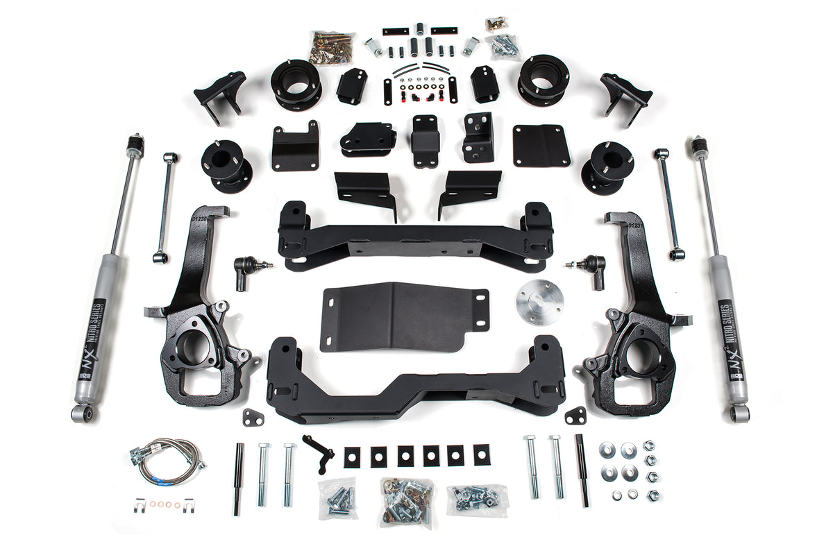 4 Inch Lift Kit Ram 1500 w/ Air Ride 19-24 4WD - FOX 2.0 Performance Series / Standard