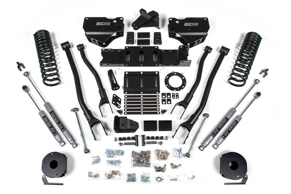 5.5 Inch Lift Kit w/ 4-Link Ram 2500 w/ Rear Air Ride 19-24 4WD Gas - NX2 Nitro Series