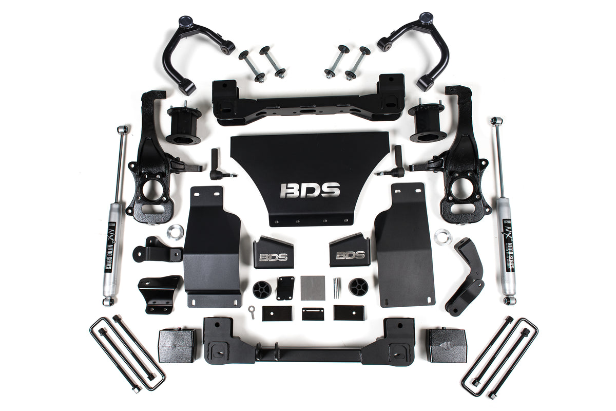 4 Inch Lift Kit Chevy Trail Boss or GMC AT4 1500 19-26 4WD Gas - FOX 2.0 Performance Series
