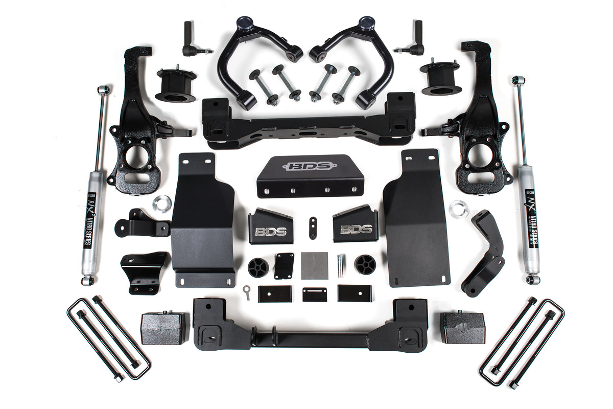 4 Inch Lift Kit Chevy Trail Boss or GMC AT4 1500 20-26 4WD Diesel - NX2 Nitro Series