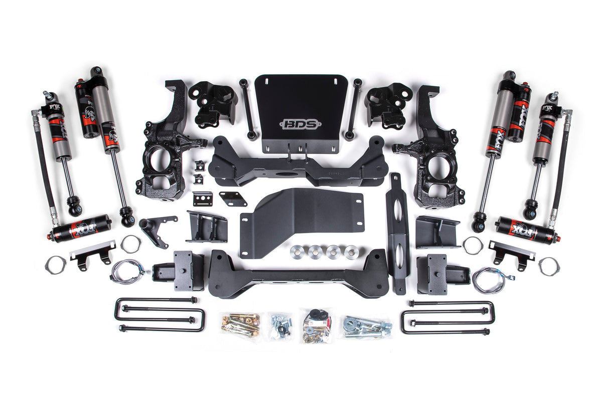 5 Inch Lift Kit FOX Performance Elite Silverado/Sierra 2500HD/3500HD 20-24 4WD - 5 Inch Block Kit Without Overload