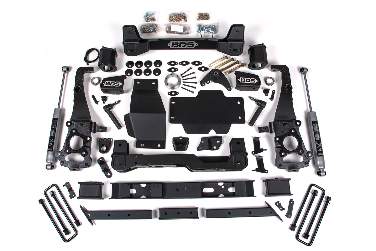6 Inch Lift Kit Ford Ranger 19-23 4WD - FOX 2.0 Performance Series / Cast Steel