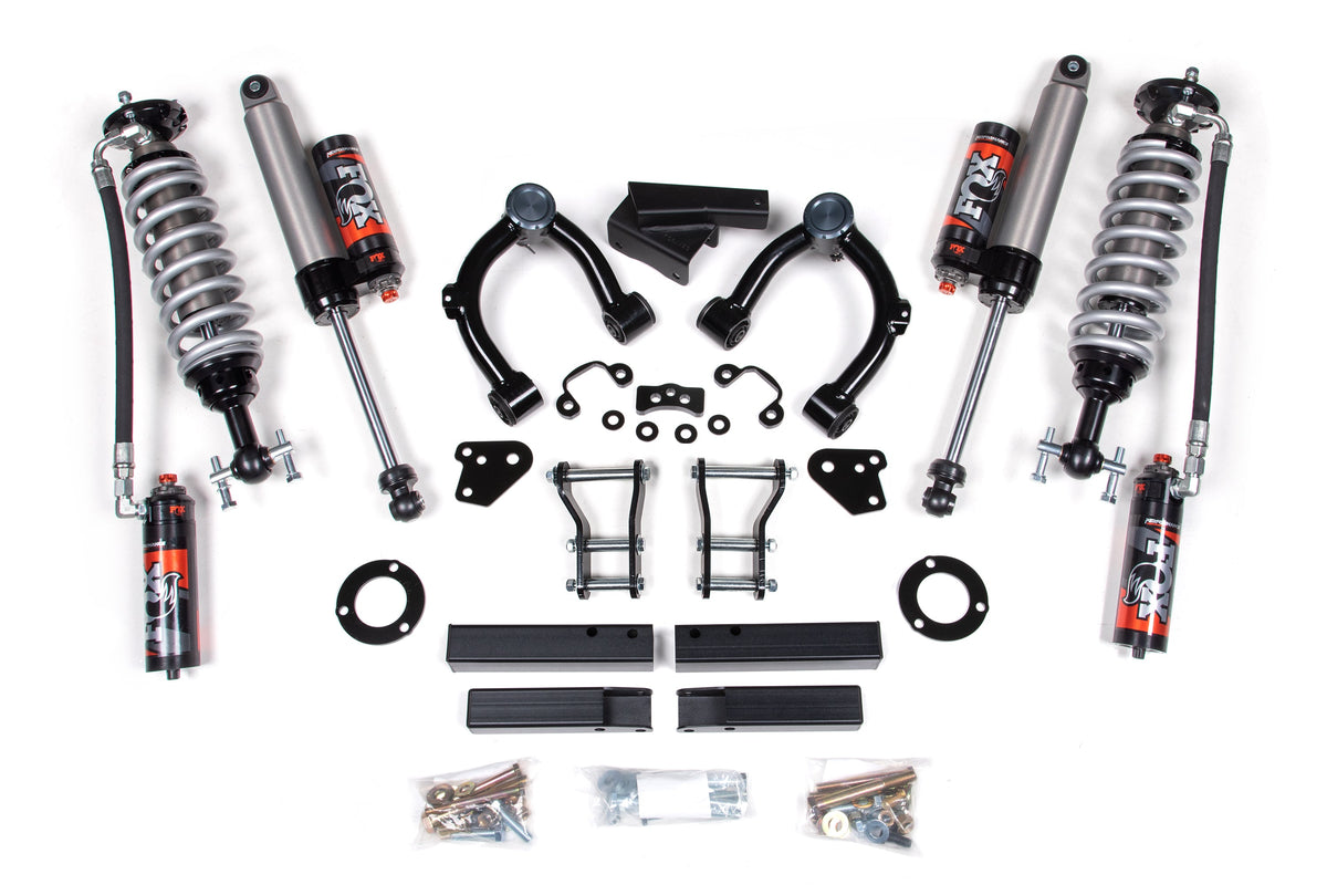 3.5 Inch Lift Kit FOX 2.5 Coil-Over Ford Ranger 19-23 4WD - FOX 2.5 Performance Elite / Cast Steel