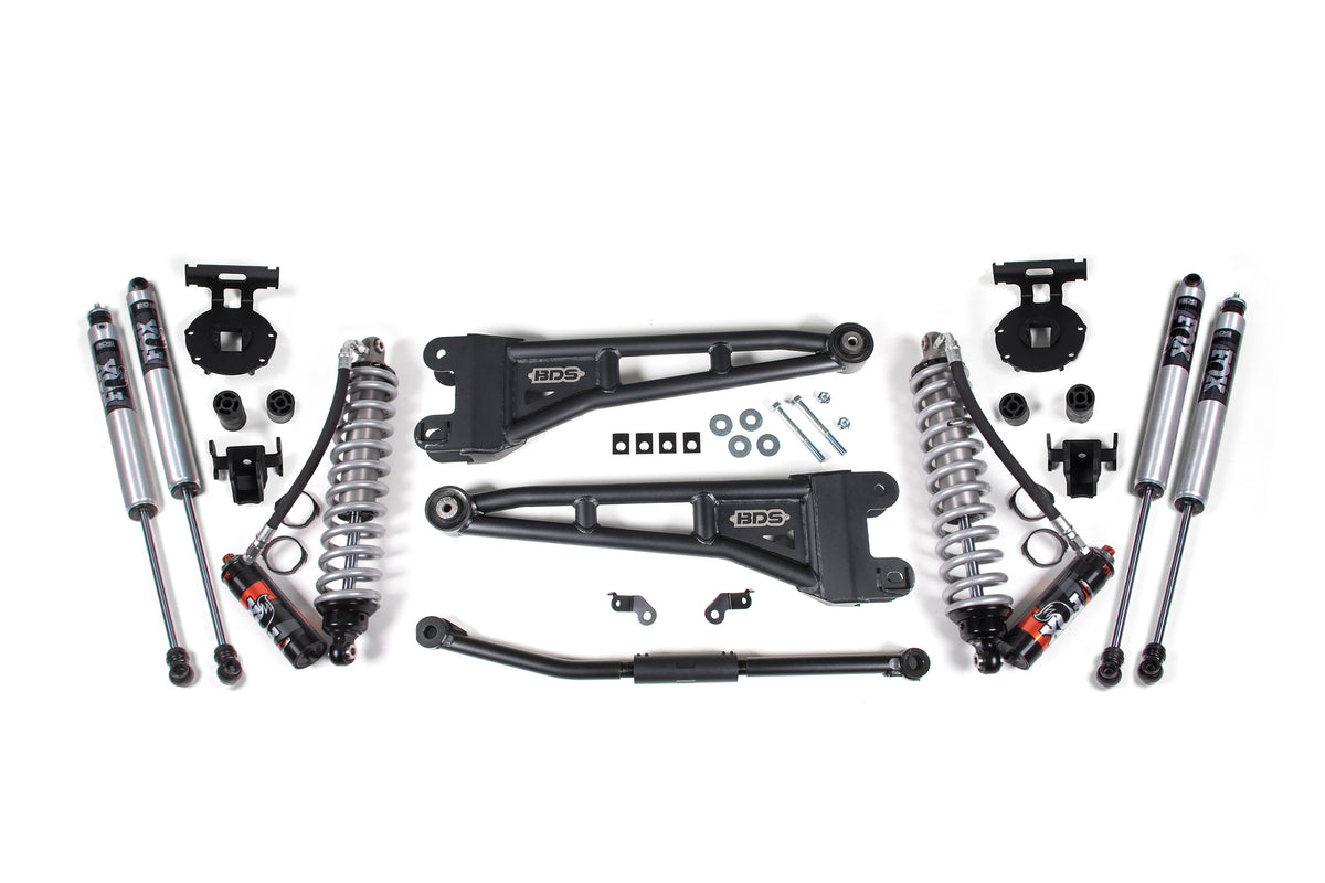 2.5 Inch Lift Kit w/ Radius Arm Coil-Over Conversion Ford F250/F350 Super Duty 11-16 4WD Diesel - No Block