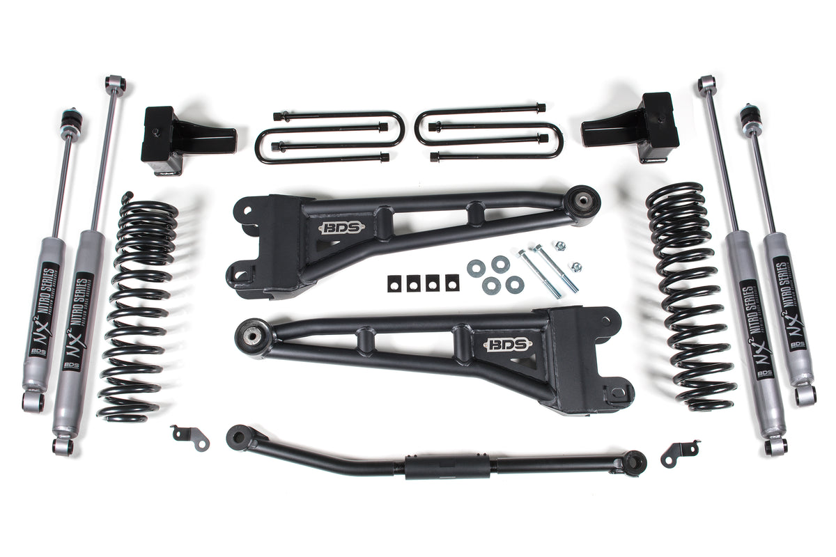 2.5 Inch Lift Kit w/ Radius Arm Ford F250/F350 Super Duty 11-16 4WD Diesel - No Block / NX2 Nitro Series