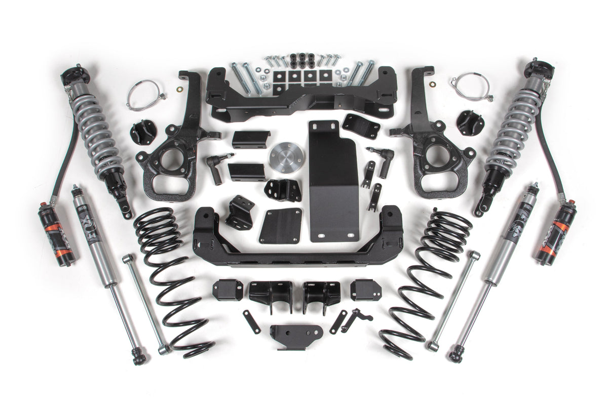 25 Ram 1500 Rebel 4WD 3 Inch Suspension Lift Kit, 2 Inch Rear Lift, Coil Spring - FOX 2.5 Performance Elite