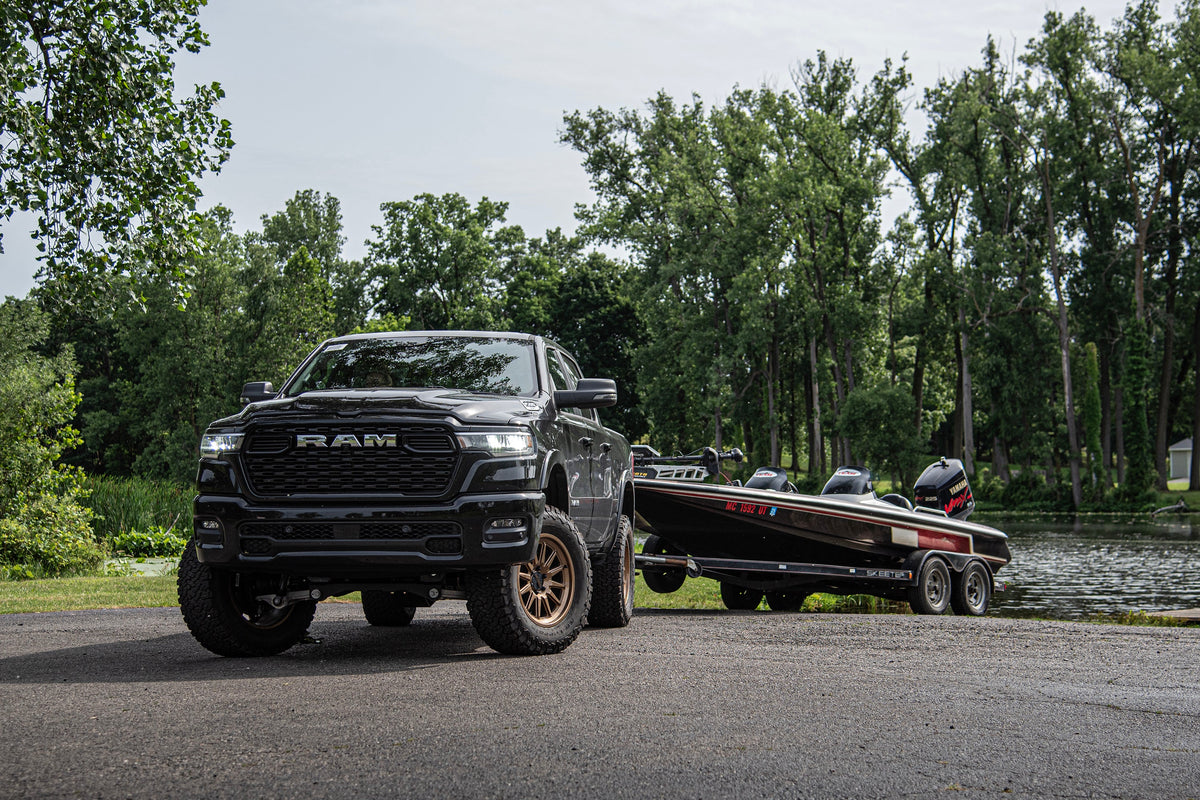 25 Ram 1500 Rebel 4WD 3 Inch Suspension Lift Kit, 2 Inch Rear Lift, Coil Spring - FOX 2.0 Performance Series