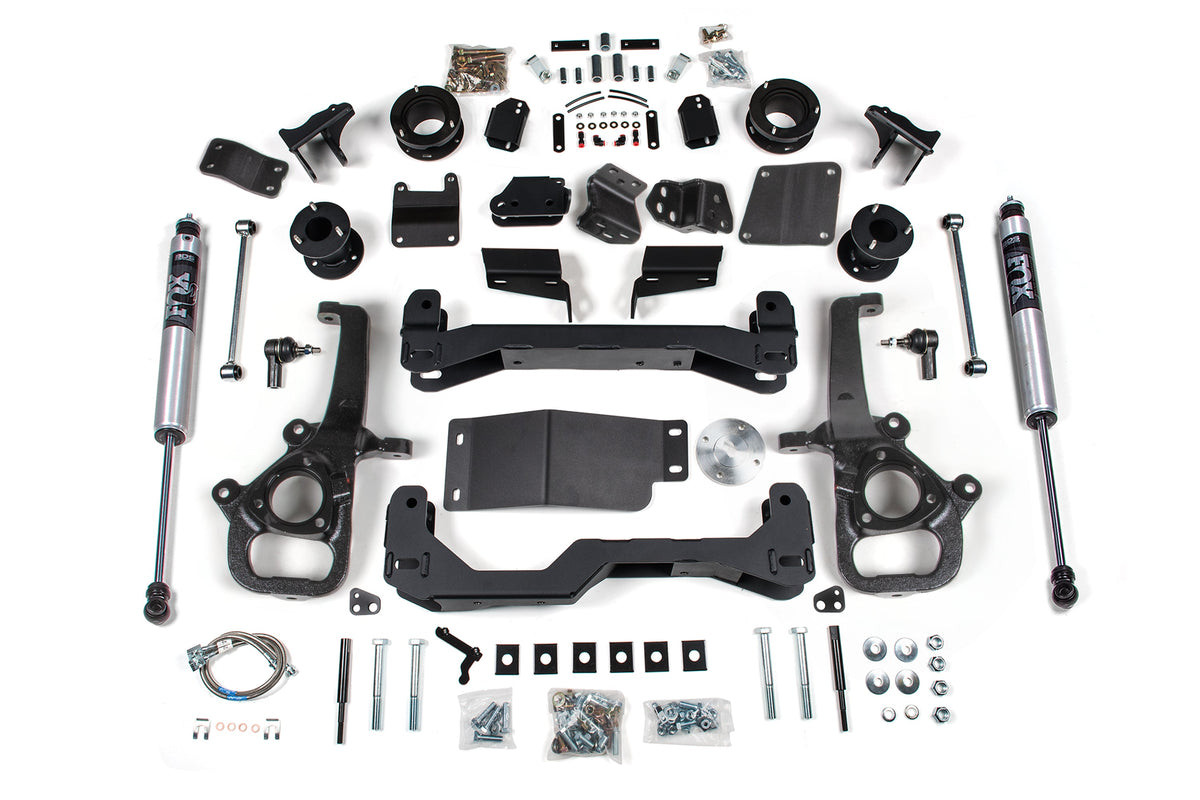 25 Ram 1500 w/ Air Ride 4WD 4 Inch Suspension Lift Kit, 3 Inch Rear Lift, Spacer, Strut Spacer - NX2 Nitro Series / Standard
