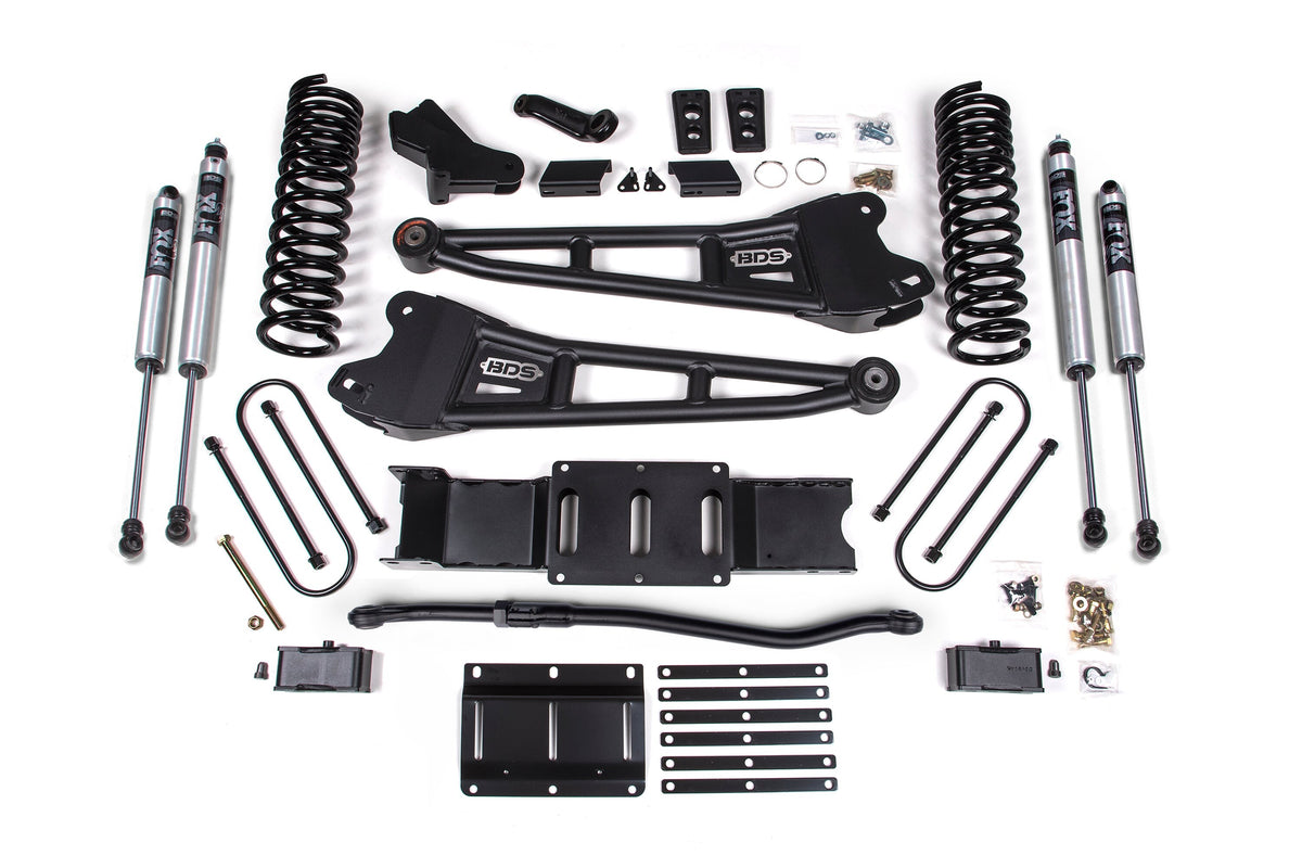 25-26 Ram 3500 4WD (Diesel) 4 Inch Radius Arm Suspension Lift Kit - 3 Inch Block Kit with OE Air Assist / FOX 2.0 Performance Series