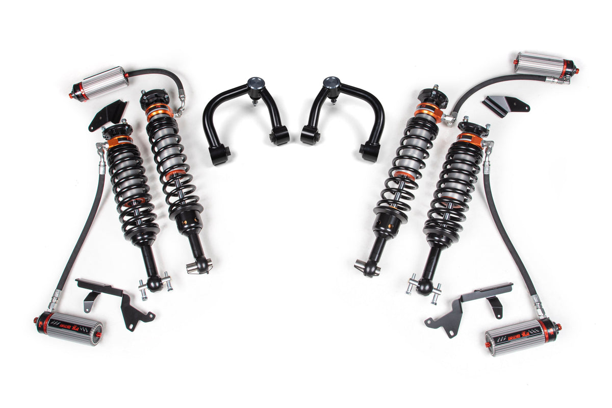 21-25 Ford Bronco Suspension Lift Kit, (Base 2DR/4DR, 4/4.5 Inch Front, 3-3.5 Inch Rear), (Sasquatch 2DR/4DR, 3-3.5 Inch Front, 2-2.5 Inch Rear), Fox 3.0 Factory Race Series C/O