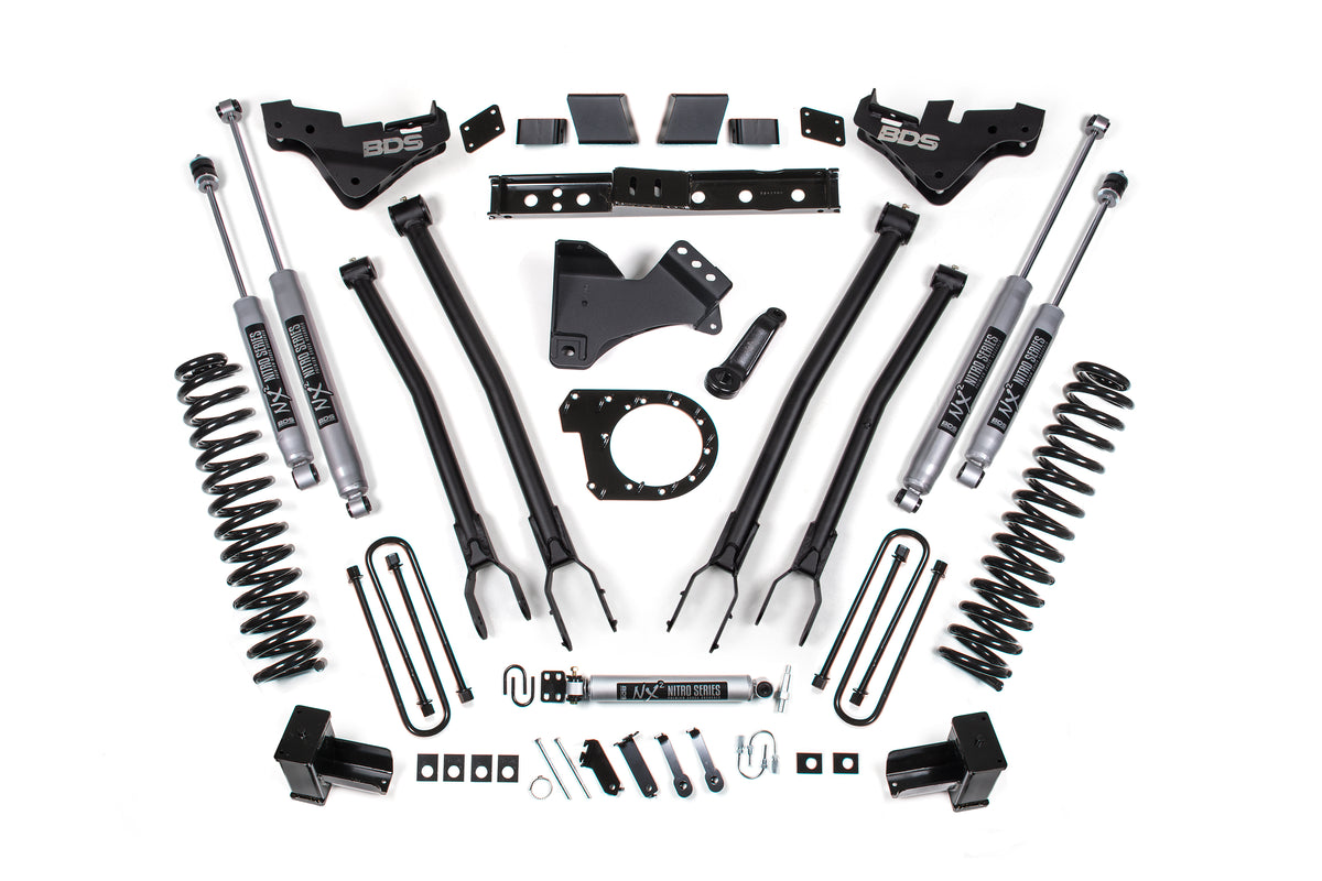 23-26 Ford F-250/F-350 Super Duty 4WD 7 Inch 4-Link Suspension Lift Kit, Diesel - Block Kit / NX2 Nitro Series
