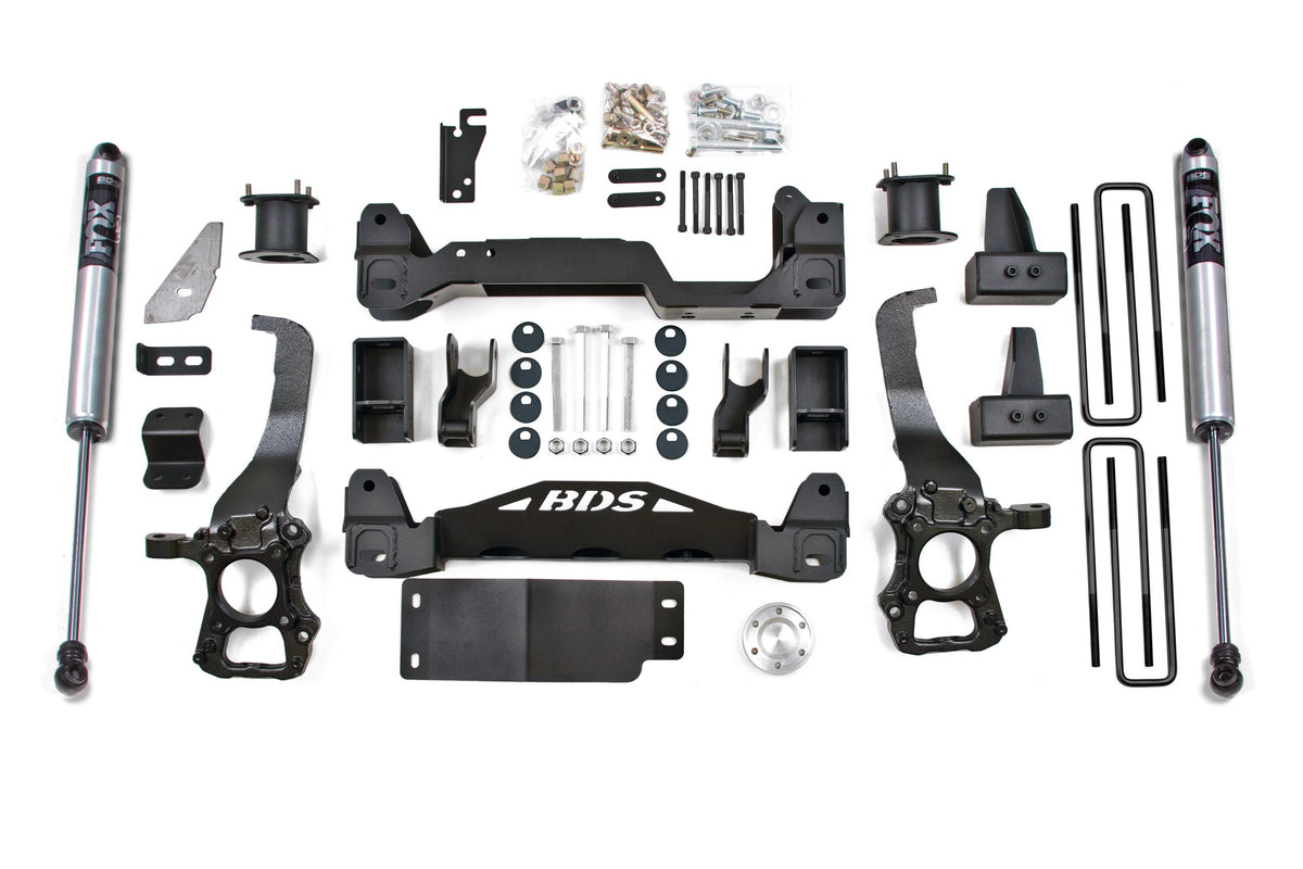 09-13 Ford F150 4WD 6 Inch Suspension Lift Kit - 3 Inch Block Kit / FOX 2.0 Performance Series
