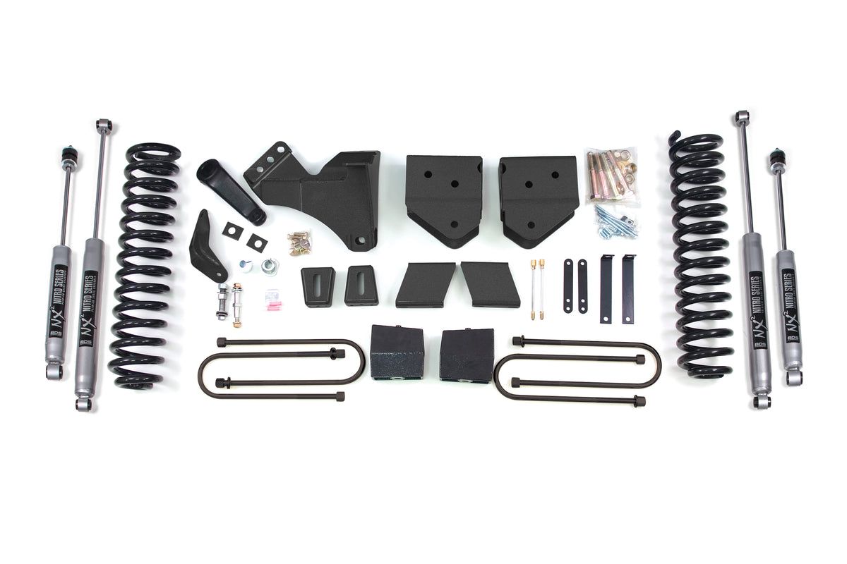 6 Inch Lift Kit Ford F250/F350 Super Duty 05-07 4WD Diesel - Leaf Springs / FOX 2.0 Performance Series