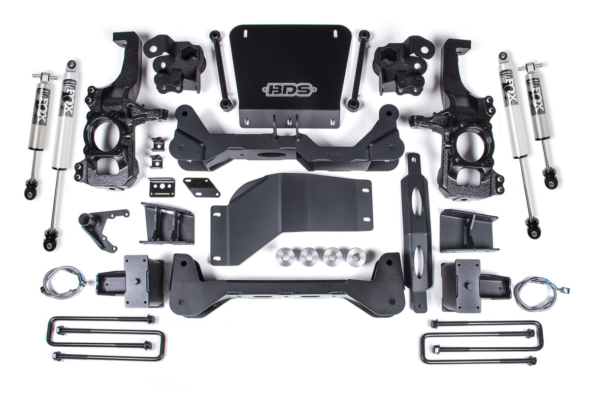 20-24 GM 2500HD/3500HD 4wd 6.5 Inch Suspension Lift System - With Factory Overload