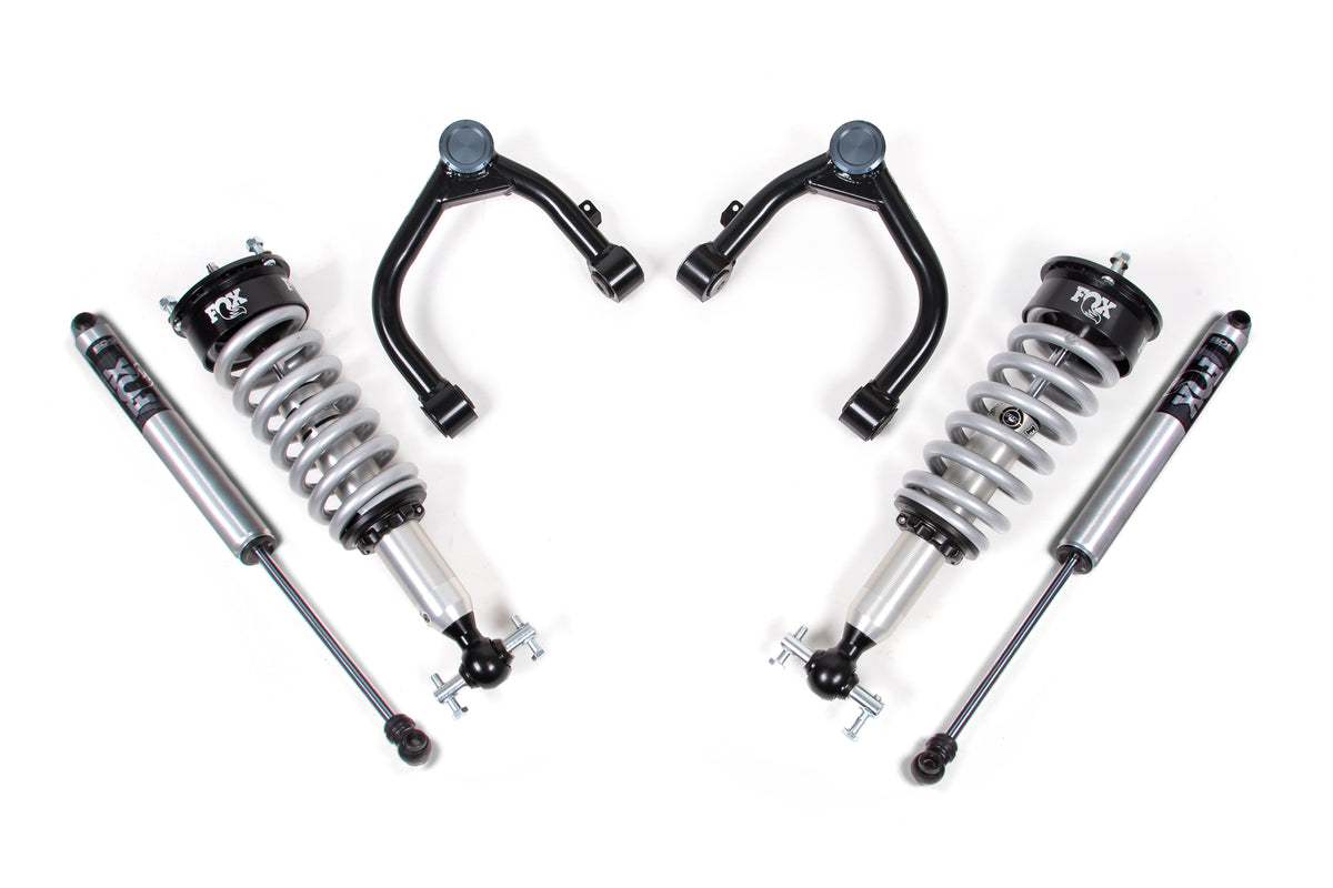 2 Inch Leveling Kit FOX Coilover Upgrade Chevy Silverado or GMC Sierra 1500 19-26 4WD - FOX 2.0 Performance Series