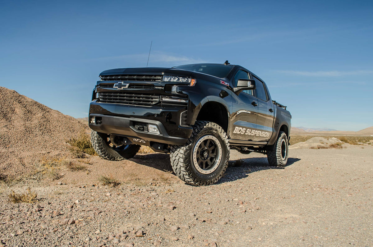 19-26 Chevy/GMC 1500 Gas 4WD 6 Inch Coilover Suspension System, 5 Inch Rear, Block - FOX 2.5 Performance Elite Coil-Over / FOX 2.5 Performance Elite Series Shock