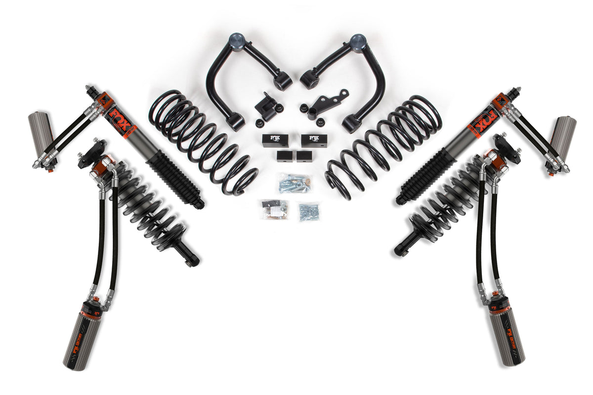 22-26 Toyota Tundra 4WD 2.25 Inch Lift Kit Fox 3.0 Internal Bypass Factory Race Series Shocks
