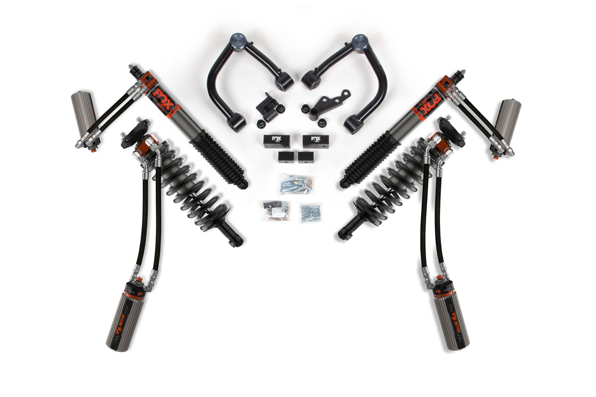 22 Toyota Tundra TRD Pro 4WD, 0 Inch Coilover Upgrade Kit, 0 Inch Rear Lift - Fox 3.0 Factory Race Series IBP C/O Front, Fox 3.0 Factory Race Series IBP Rear Shock