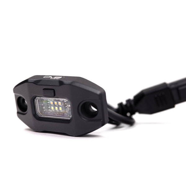 Elite White/Amber Push Button Dome Light