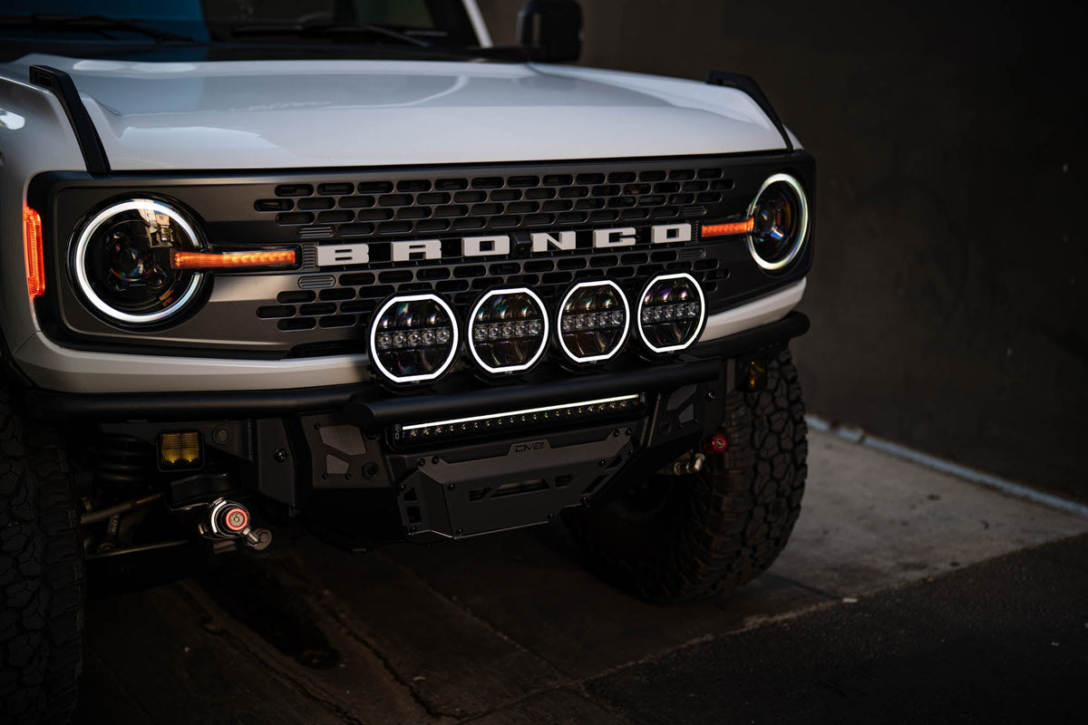 20 Inch Halo Elite Dual Row Light Bar w/ Accent Light DV8 Offroad