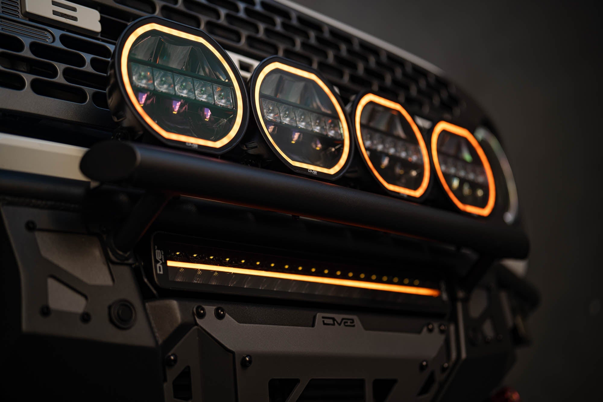 20 Inch Halo Elite Dual Row Light Bar w/ Accent Light DV8 Offroad