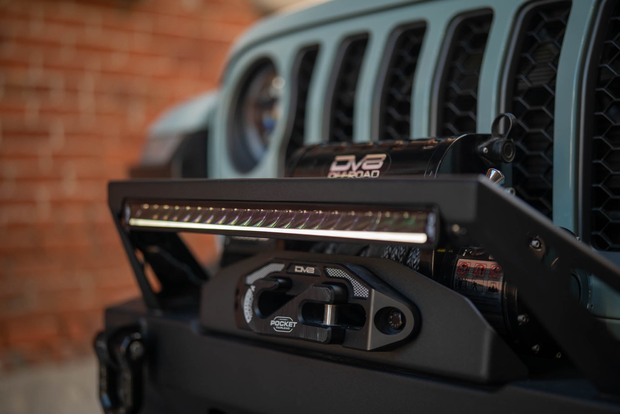 20 Inch Halo Elite Single Row Light Bar with Accent Light DV8 Offroad