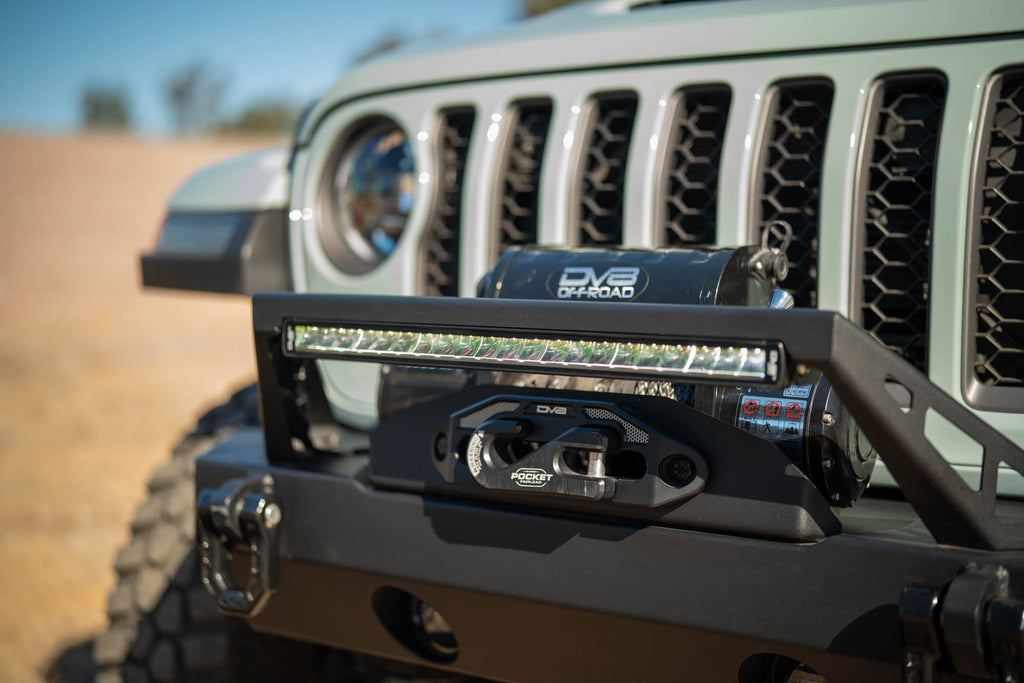 20 Inch Halo Elite Single Row Light Bar with Accent Light DV8 Offroad