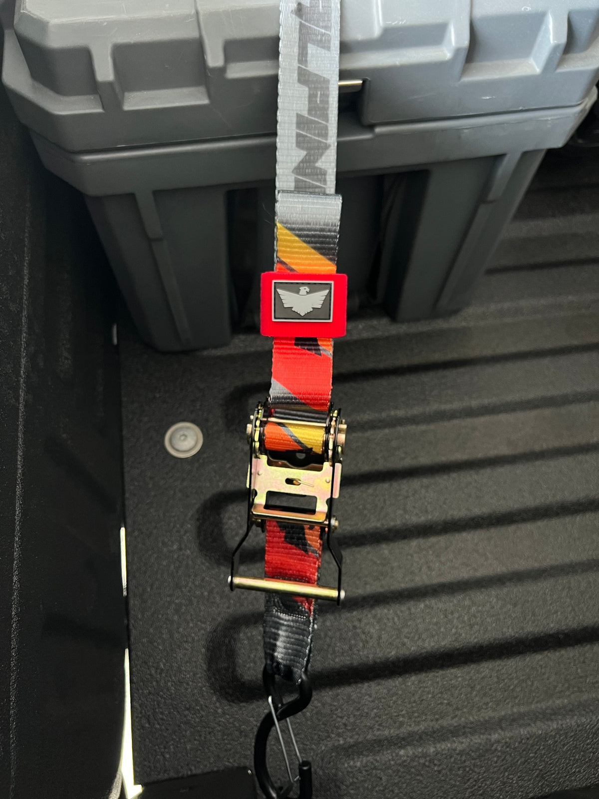 Alpine Strap Keeper-Red (sold in pairs)