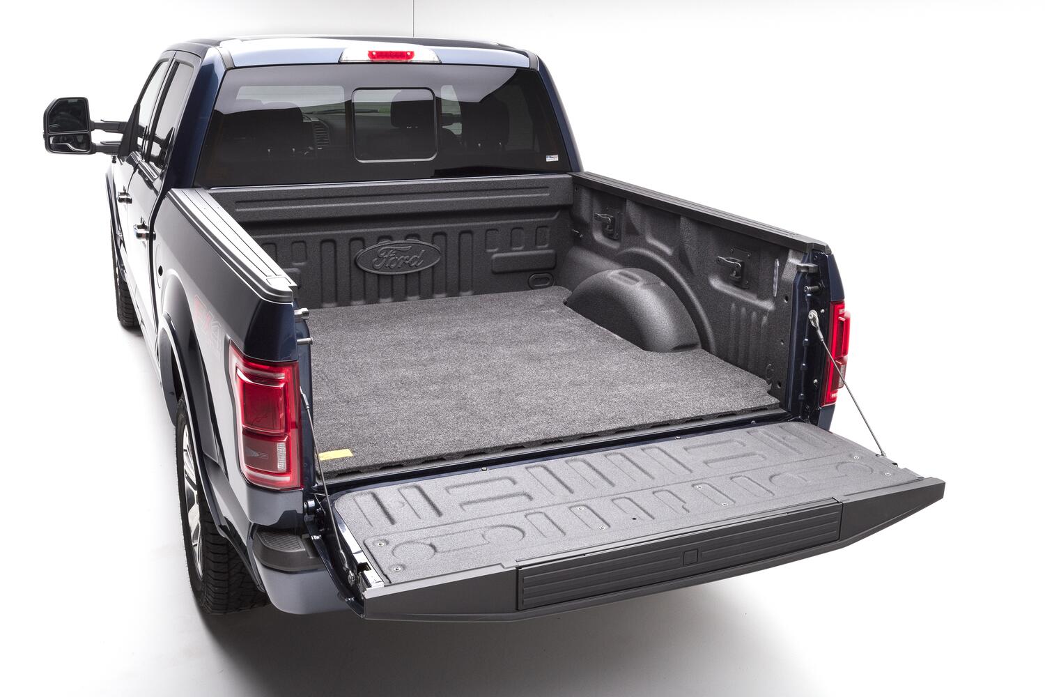 Bedmat For Spray-In Or No Bed Liner 2015-2026 Ford F-150 5'5 inch Bed 3/4 Inch Thick For Use w/Spray On Bed Liner And Non Liner Applications Charcoal BedRug
